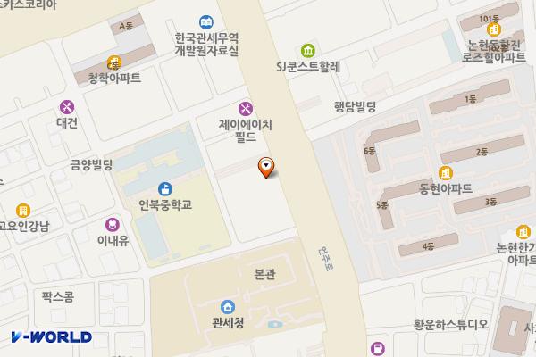 보전빌딩 위치 지도 — 서울특별시 언주로 725 (논현동)