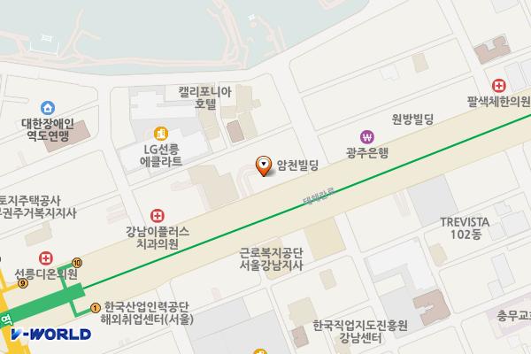 삼성금융플라자 위치 지도 — 서울특별시 테헤란로 419 (삼성동)