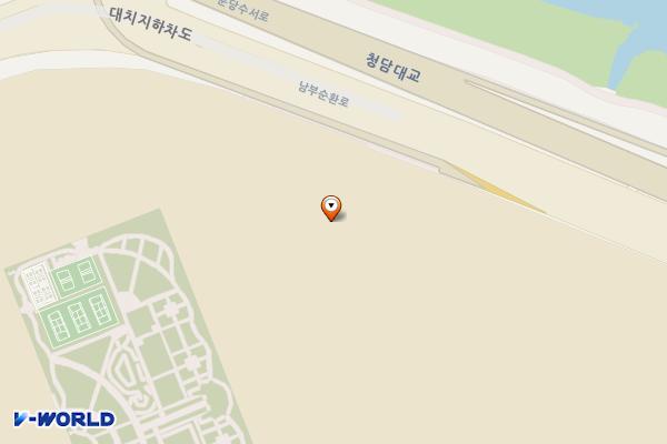 마루공원 야외 화장실 위치 지도 — 서울특별시 강남구 개포로625 탄천센터 마루공원