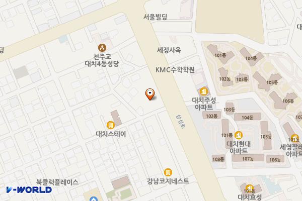 센트럴 주유소 위치 지도 — 서울특별시 삼성로 335 (대치동)