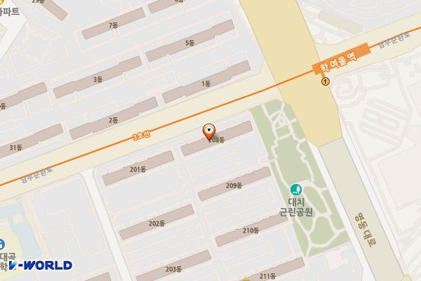 미도종합상가 위치 지도 — 서울특별시 삼성로 150 (대치동)
