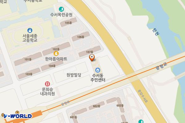 수서파출소 위치 지도 — 서울특별시 강남구 밤고개로1길 48