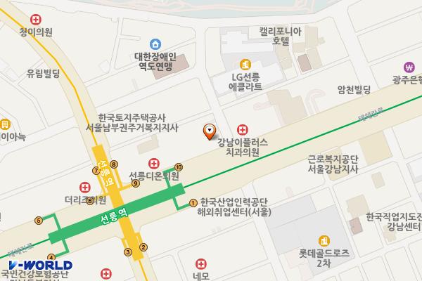 동신빌딩 위치 지도 — 서울특별시 테헤란로 409(삼성동)