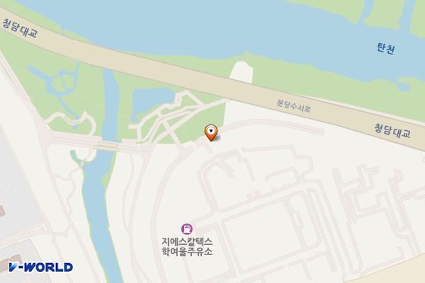 탄천양재천방문자센터 위치 지도 — 서울특별시 강남구 대치동3-3