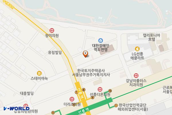 덕우빌딩 위치 지도 — 서울특별시 선릉로94길 7(삼성동)