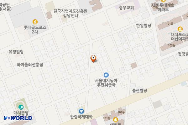 대치노인복지센터 위치 지도 — 서울특별시 강남구 역삼로69길 22