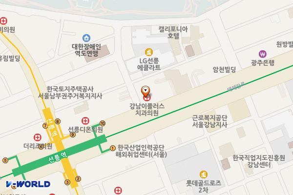 성담빌딩 위치 지도 — 서울특별시 테헤란로 411 (삼성동)