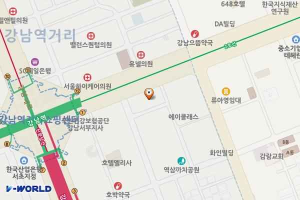 삼성세무서 위치 지도 — 서울특별시 강남구 테헤란로 114, 5층,6층