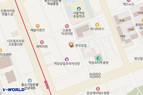 강남역 서희스타힐스 위치 지도 — 서울특별시 도곡로3길 19 (역삼동)
