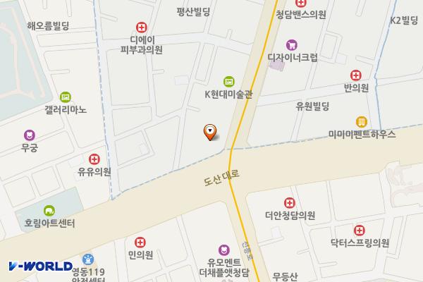 배강빌딩 위치 지도 — 서울특별시 선릉로 801 (신사동)