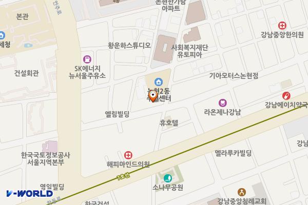G빌딩(펀비어킹) 위치 지도 — 서울특별시 언주로 134길 19
