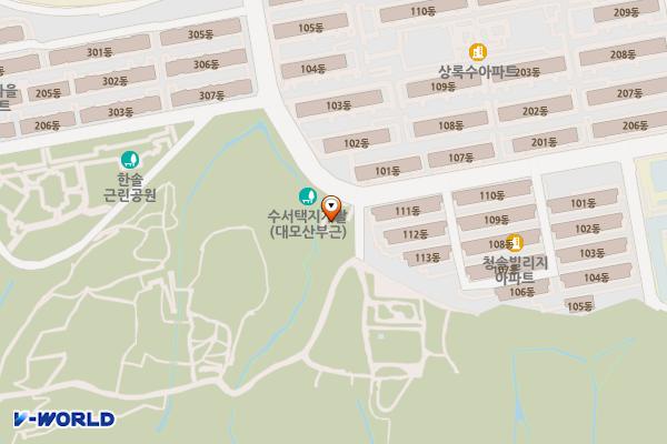 일원장미어린이공원 위치 지도 — 서울특별시 강남구 일원동 732-4