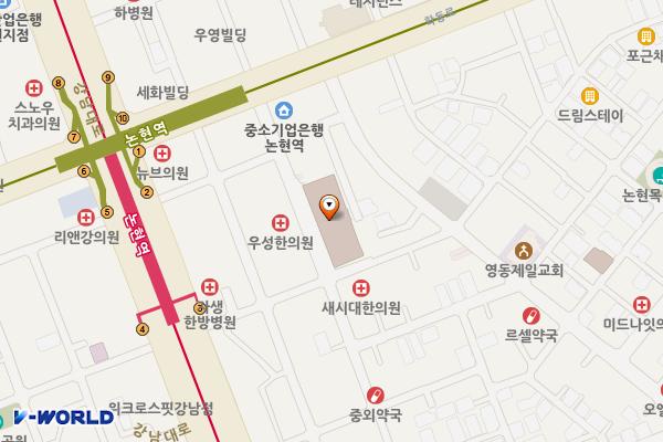 동화히스토리 위치 지도 — 서울특별시 학동로4길 15