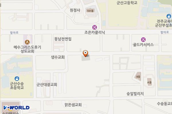 수송동 2 위치 지도 — 전북특별자치도 군산시 진포3길 32 (수송동 )