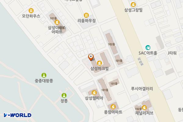 삼성파크아파트 위치 지도 — 서울특별시 삼성로99길 14 (삼성동)