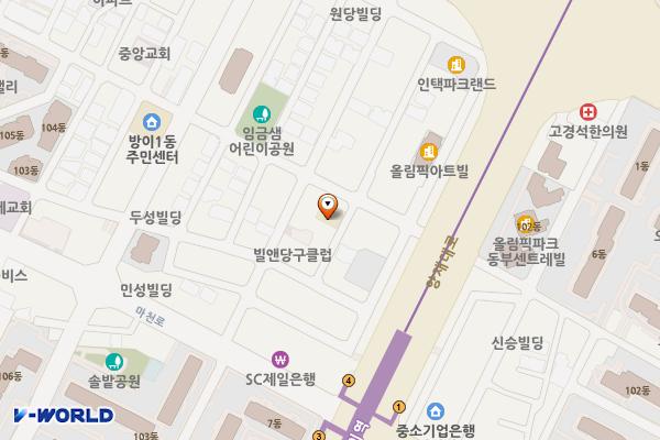 방이지구대 위치 지도 — 서울특별시 송파구 양재대로71길 5-6