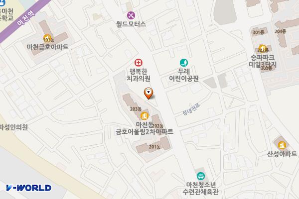 송파구보훈회관 위치 지도 — 서울특별시 송파구 성내천로 306