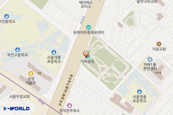 거여공원 화장실 위치 지도 — 서울특별시 송파구 오금로51길 20