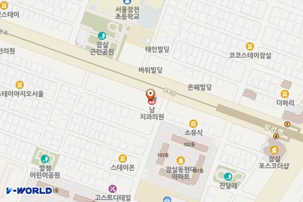 대양빌딩 위치 지도 — 서울특별시 송파구 백제고분로 162