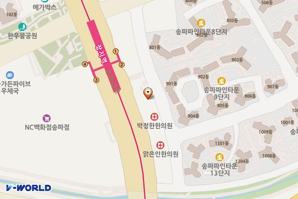 산모건강증진센터 위치 지도 — 서울특별시 송파구 충민로2길 20