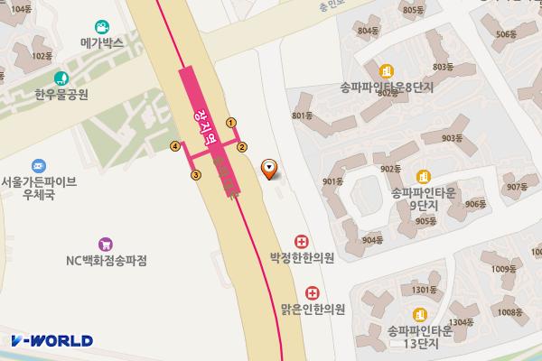 문정지구대 위치 지도 — 서울특별시 송파구 충민로2길 18