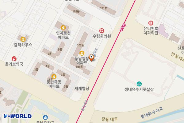 진양주유소 위치 지도 — 서울특별시 송파구 올림픽로 499