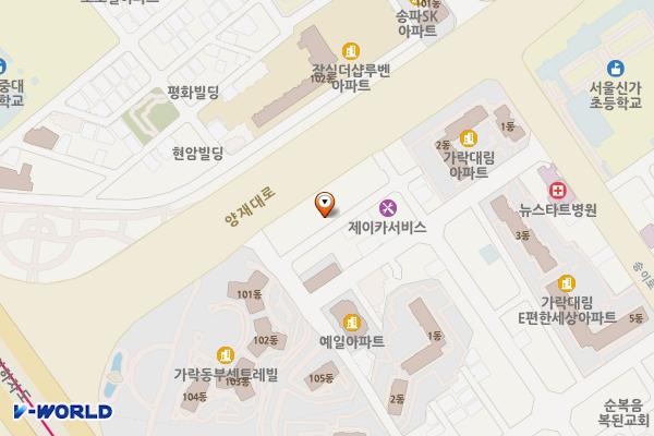 문산부인과 위치 지도 — 서울특별시 송파구 양재대로60길 3-13