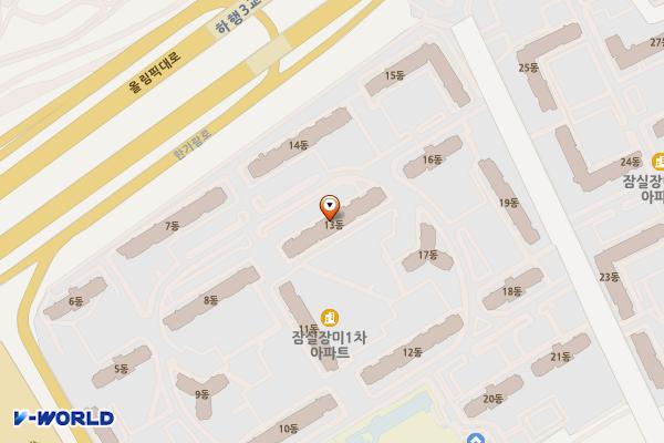 장미상가 B동 위치 지도 — 서울특별시 송파구 올림픽로35길 104
