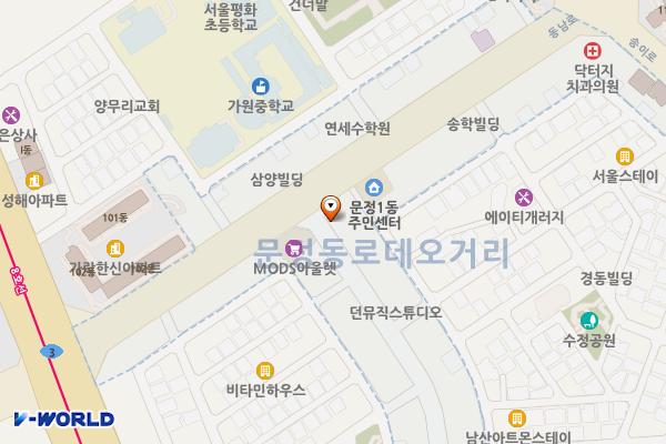 로데오상점가 위치 지도 — 서울특별시 송파구 동남로 110