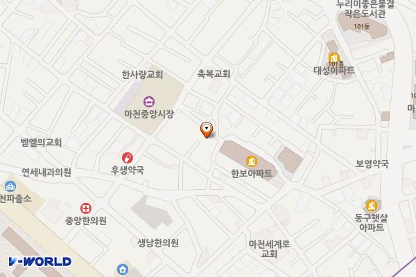 마천 공중화장실 위치 지도 — 서울특별시 송파구 마천동 125-13