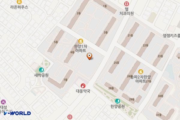 한화 송파지점(한양아파트 상가) 위치 지도 — 서울특별시 송파구 가락로 183