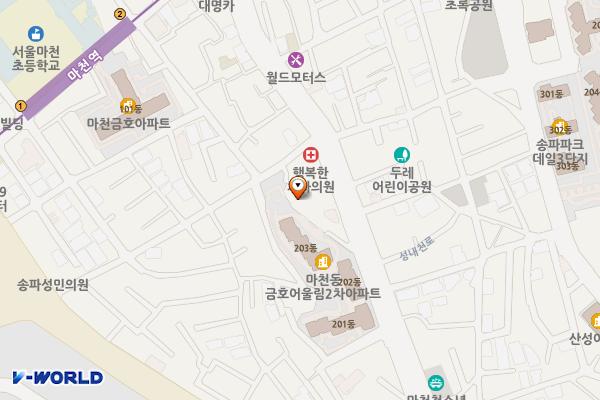 인성장애인복지관 위치 지도 — 서울특별시 송파구 마천로61길 26