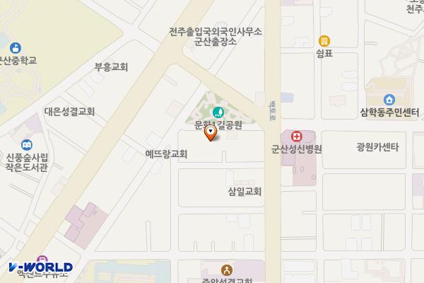 신풍동 1 위치 지도 — 전북특별자치도 군산시 문화1길 68-6 (문화동 )