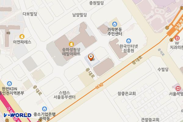 해양환경공단 위치 지도 — 서울특별시 송파구 송파대로28길 28
