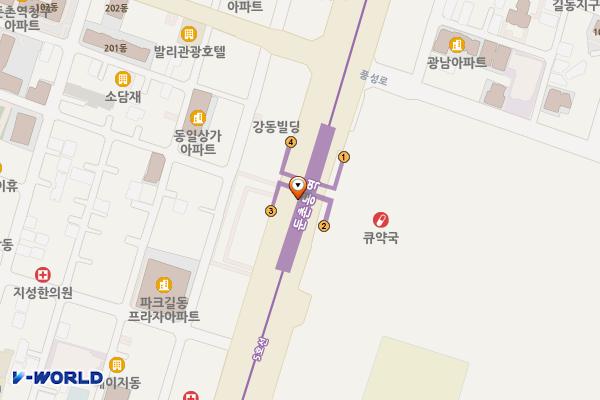 5호선 둔촌동역 위치 지도 — 서울특별시 강동구 둔촌동 416 둔촌동역