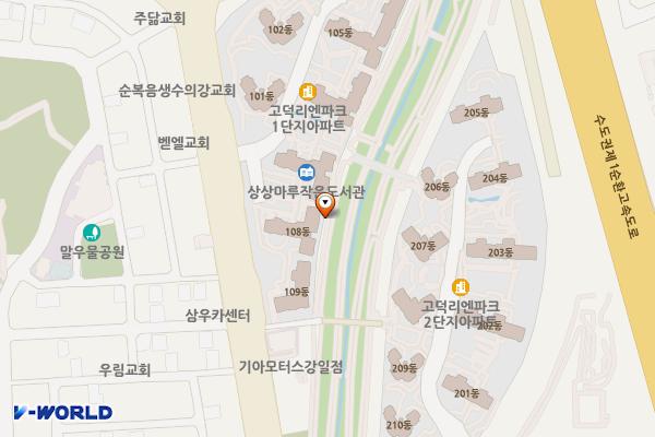 게내 수변공원(SK주유소 뒤) 위치 지도 — 서울특별시 강동구 강일동 703(공)