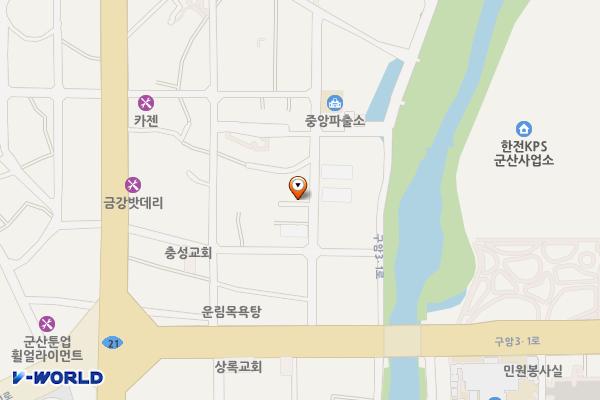 중앙동 3 위치 지도 — 전북특별자치도 군산시 서래안2길 13-2 (중동 )
