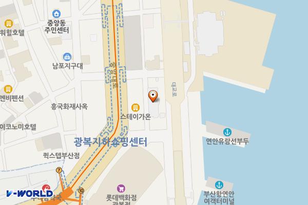 국립수산물품질관리원 위치 지도 — 부산광역시 중구 중앙대로30번길 8
