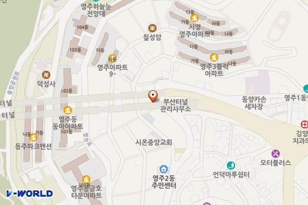 고맙습니다.글마루작은도서관 위치 지도 — 부산광역시 중구 동영로 87-1