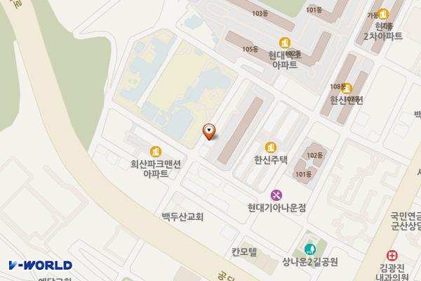 나운2 위치 지도 — 전북특별자치도 군산시 상나운2길30-4, (나운동 )