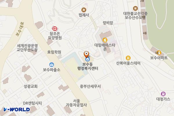 보수동주민센터 위치 지도 — 부산광역시 중구 보수대로140번길 61