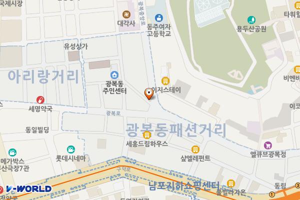 창선치안센터 위치 지도 — 부산광역시 중구 광복중앙로 1