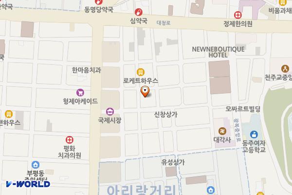 아리랑거리 고객지원센터 위치 지도 — 부산광역시 중구 중구로40번길 11-2 (신창동3가)