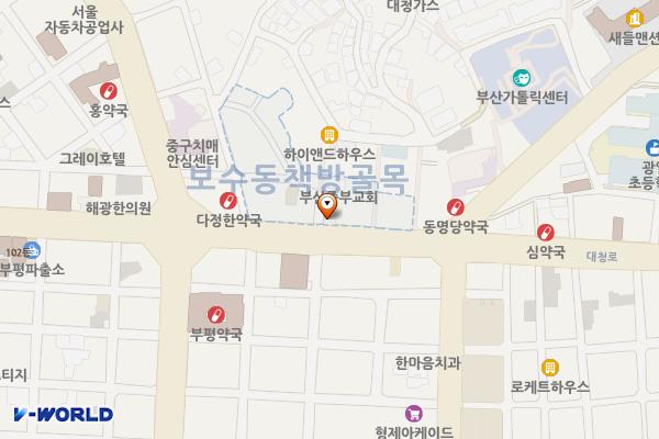 보수동책방골목문화관 위치 지도 — 부산광역시 중구 대청로 61-2