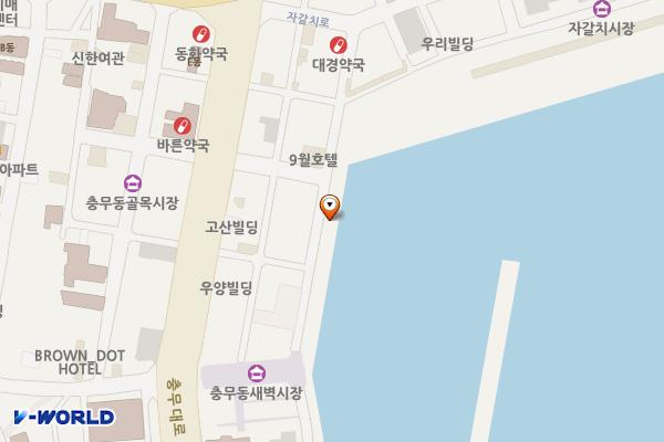 서구 현장사무실 화장실 위치 지도 — 부산광역시 서구 새벽해안시장길