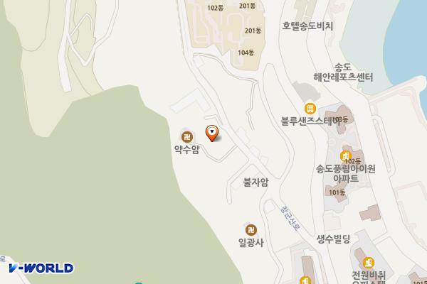 서구노인복지관 화장실 위치 지도 — 부산광역시 서구 장군산로46번길 21, 서구노인복지관 (암남동)