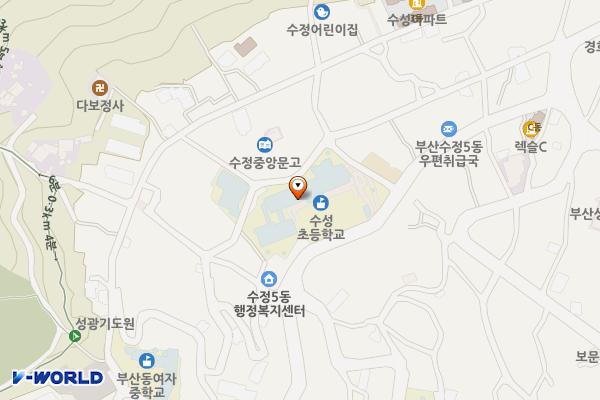 공영주차장 수성초등 위치 지도 — 부산광역시 동구 망양로 807, 공영주차장 수성초등 (수정동)