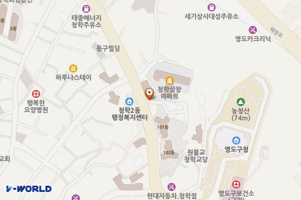 청학파출소 위치 지도 — 부산광역시 영도구 태종로 935