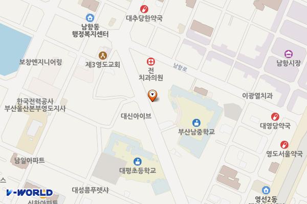 영도도서관 남항분관 위치 지도 — 부산광역시 영도구 절영로 71 (남항동2가)