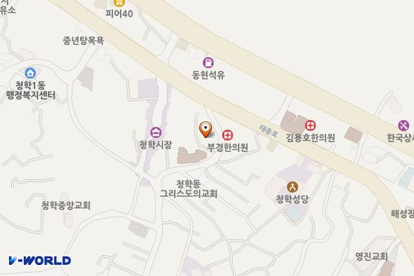 부산청학동우체국 위치 지도 — 부산광역시 영도구 청학로 87